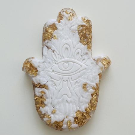 "Main de fatma" sous verre