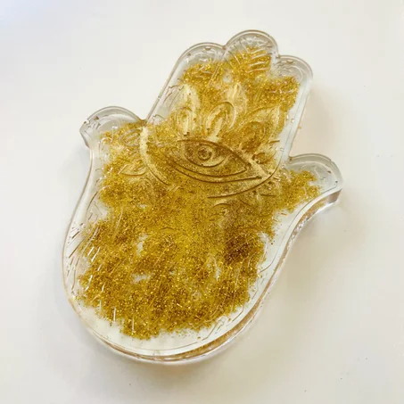 "Main de fatma" sous verre