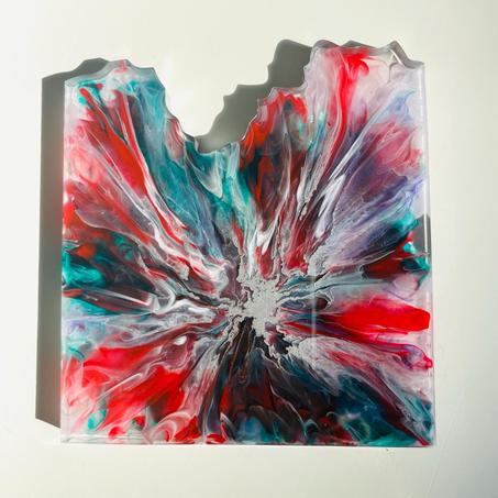 "Harley quinn" sous verre