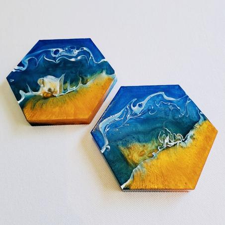 "Sun lovers" sous verres