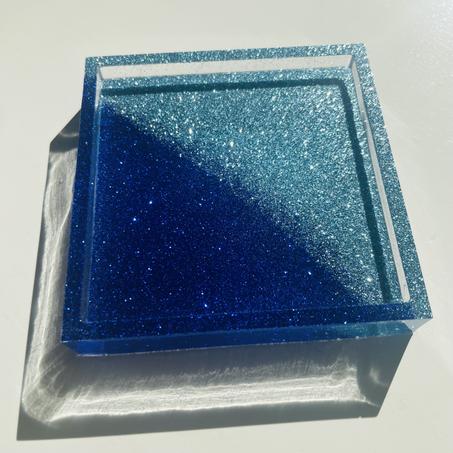 "Blue glitter" vide poche VENDU