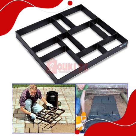 قالب لصنع صفائح خرسانة للحدائق والممرات Moule en béton pour la fonte de plaques de marche