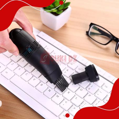 مكنسة كهربائية صغيرة لتنظيف الحواسيب والإلكترونيات  Mini aspirateur pour pc et appareil électroniques USB