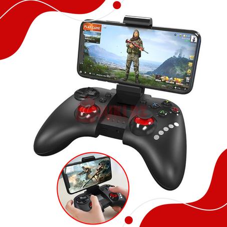 جهاز تحكم يدوي لاسلكي بلوتوث/وايفي للألعاب على الهواتف/اللوحات الذكية أندرويد أيفون