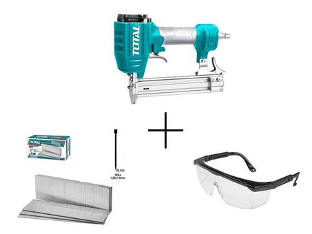 CLOUEUR PNEUMATIQUE 10-30M // LUNETTES DE SECURITE //  5000 clous galvanisés calibre18 - 20mm