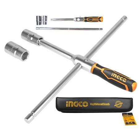 Clé à béquille 400mm 4 douilles17mm 19mm 21m