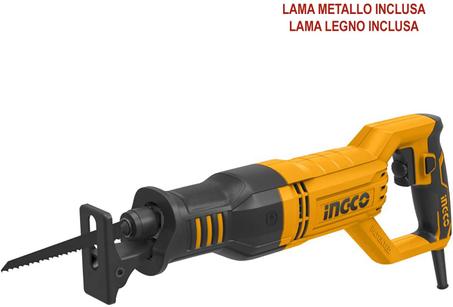 Scie sabre 750 W Metal : 8mm Bois 115 mm Aluminium: 12mm