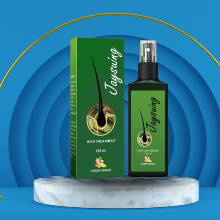 بخاخ علاج الشعر بالزنجبيل الأخضر