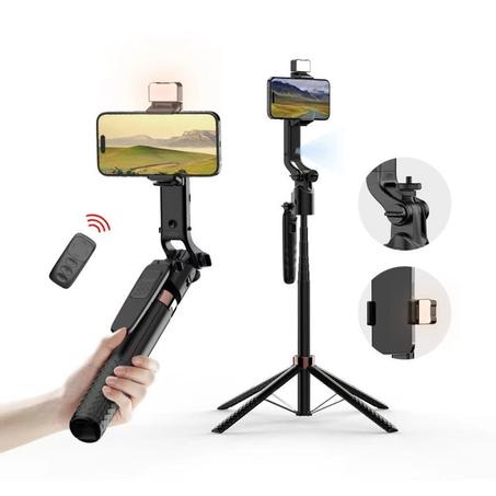 Stabilisateur Téléphone Trépied Selfie Stick AI Intelligent Auto Face Tracking Trépied 1.8m