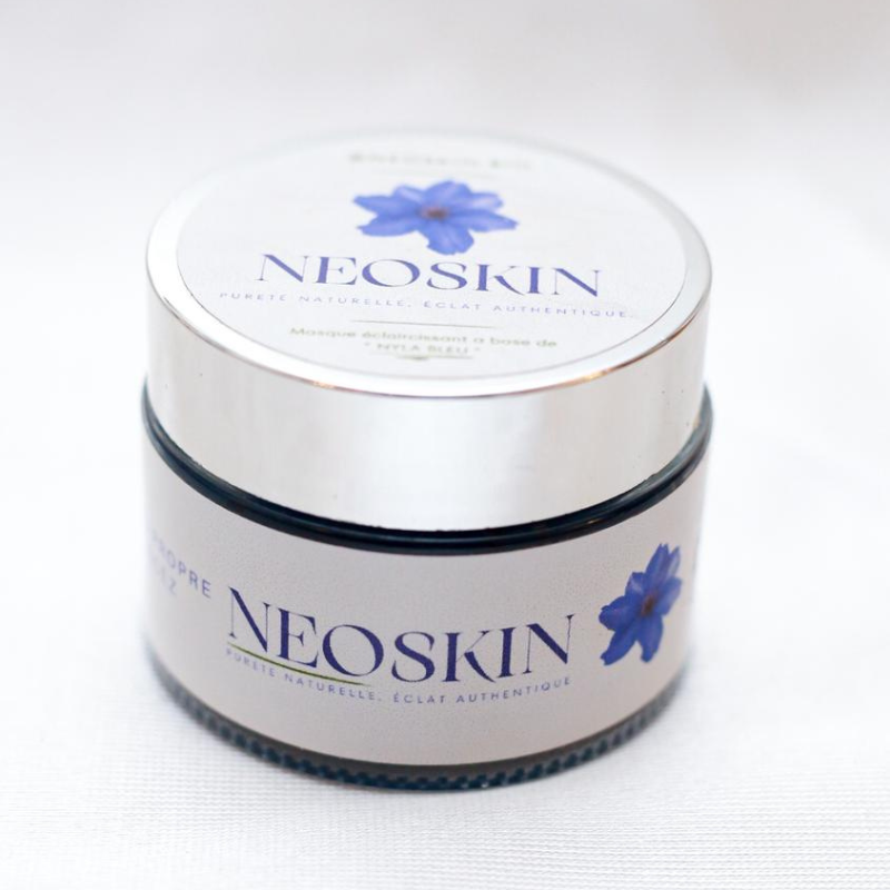 Masque Éclaircissant Naturel – Nyla Bleu | Neoskin