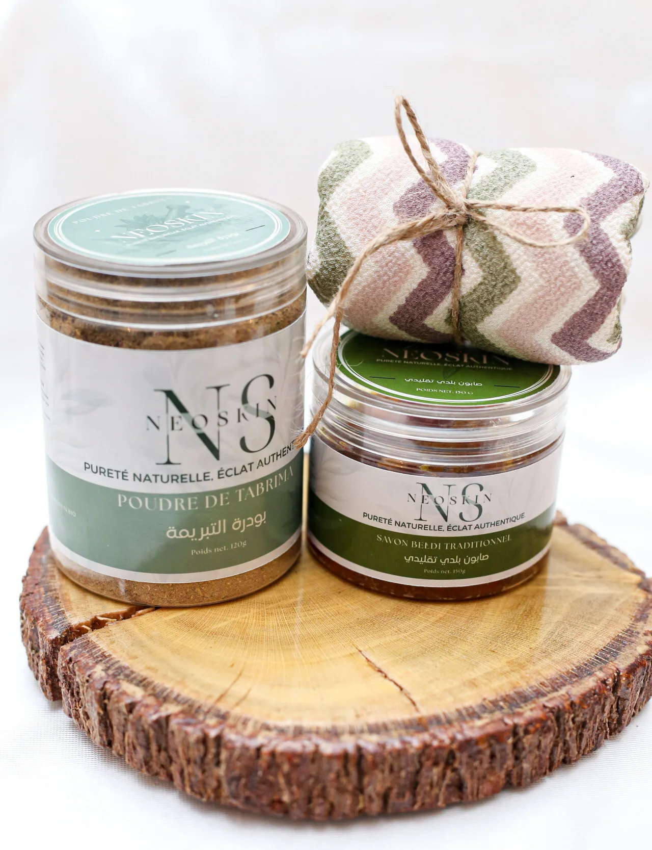 Pack Rituel Hammam – Savon Noir, Poudre de Tabrima & Gant Kessa | Neoskin