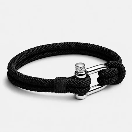 Bracelet Marin Black Silver