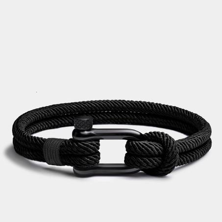 Bracelet homme marin Black black,