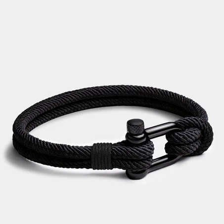 Bracelet homme marin Black black