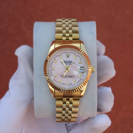 Rolex Femme Day Just Couleur Dori Tableau Rose