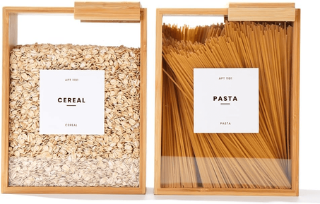 منظم الحبوب الخشبي