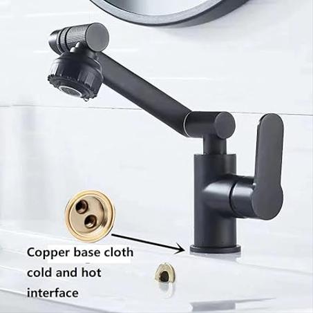 حنفية سوداء من الفولاذ المقاوم للصدأ متعددة الوظائف