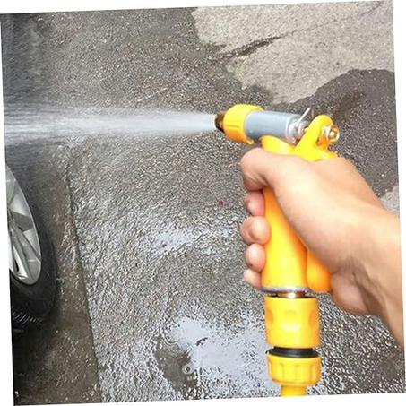 فوهة بخاخ بثلاثة انماط رش ضغط عالي لغسل السيارة و لري الحدائق قابل للتعديل مع وصلات