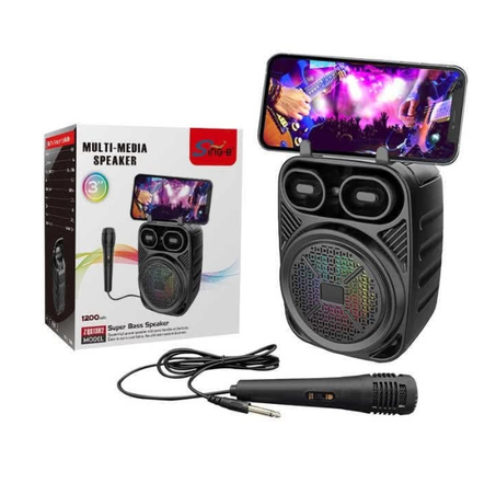 مكبر صوت بلوتوث صغير بصوت قوي وكاريوكي