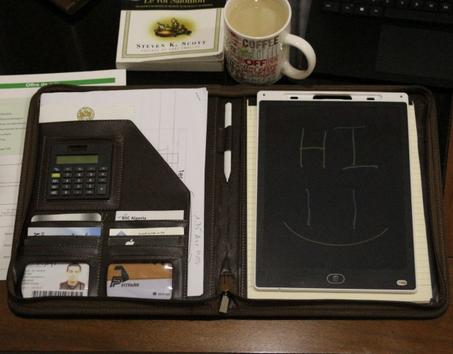 Porte document + ardoise professionnelle