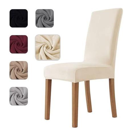 🟡Couvre chaise velours 🔴