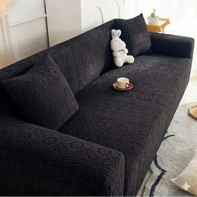 Couvre Salon Noir 🖤 كوفر اريكة أسود