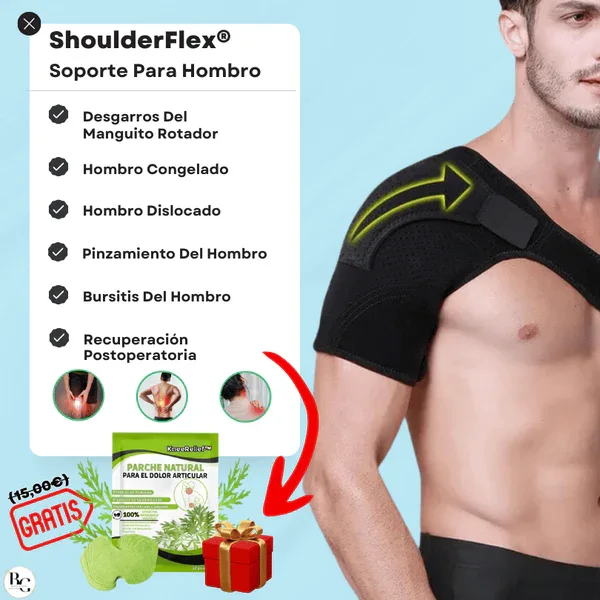 ShoulderFlex® - Soporte De Compresión ➕ Parches Para El Dolor Articular