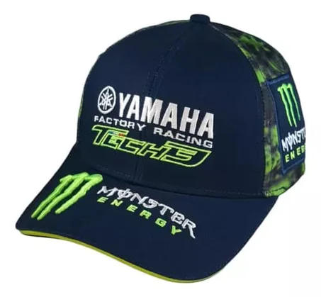 Casquette Yamaha Monster Blue Marine