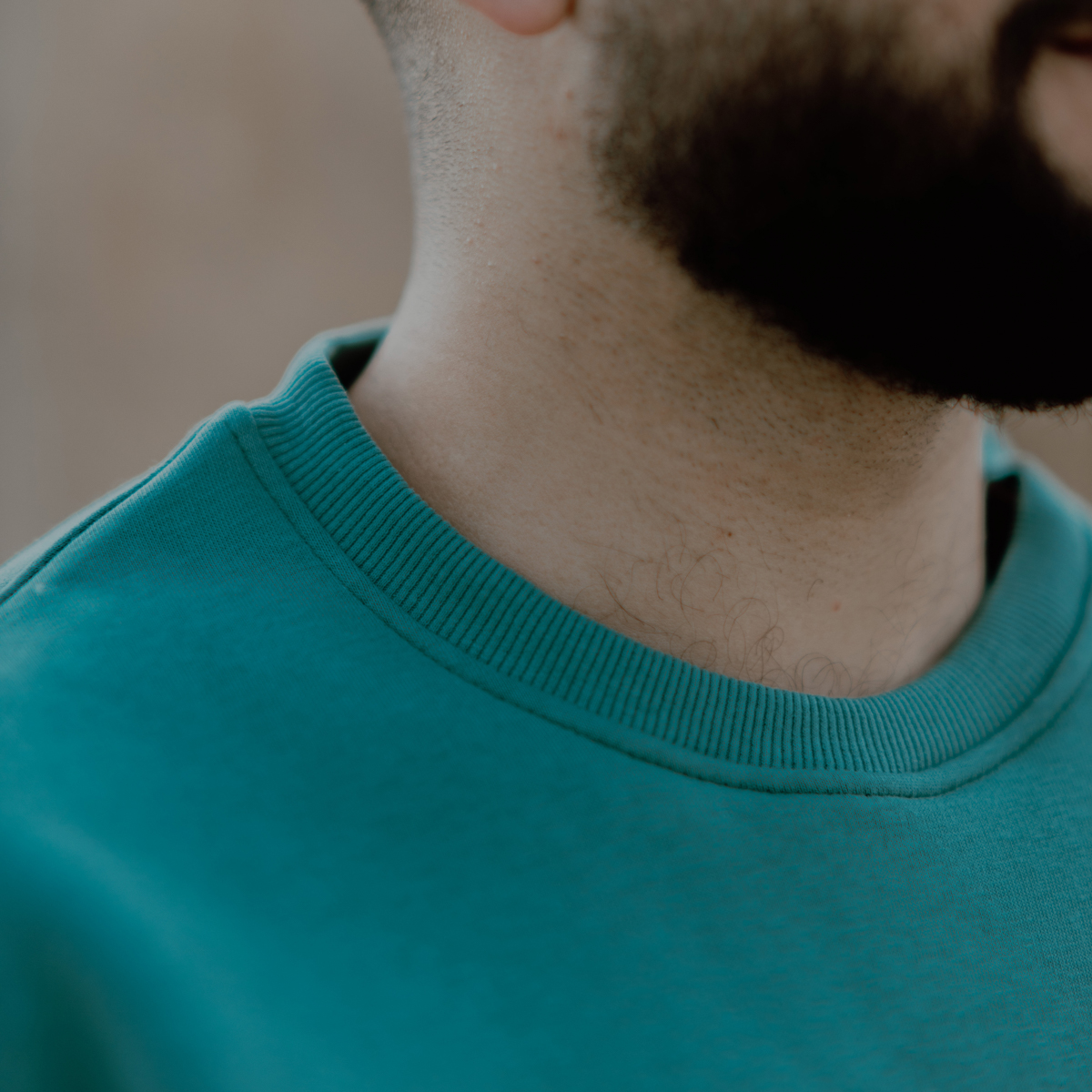 Sweat-shirt coton brodés Green