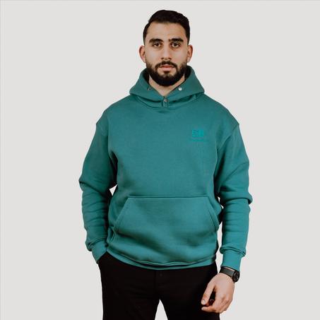 Hoody High Quality Cotton Green