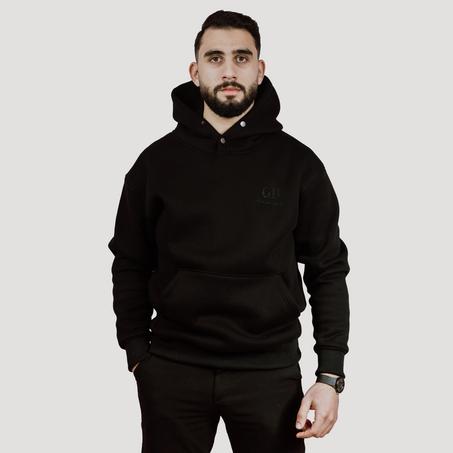 Hoody High Quality Cotton Black