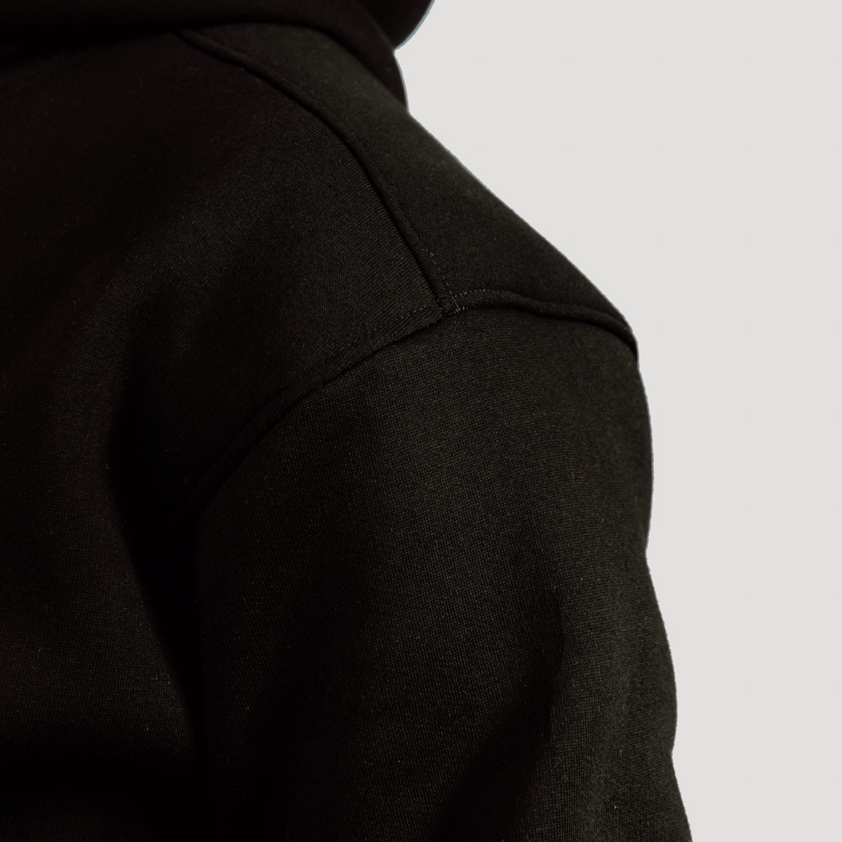 Hoody High Quality Cotton Black