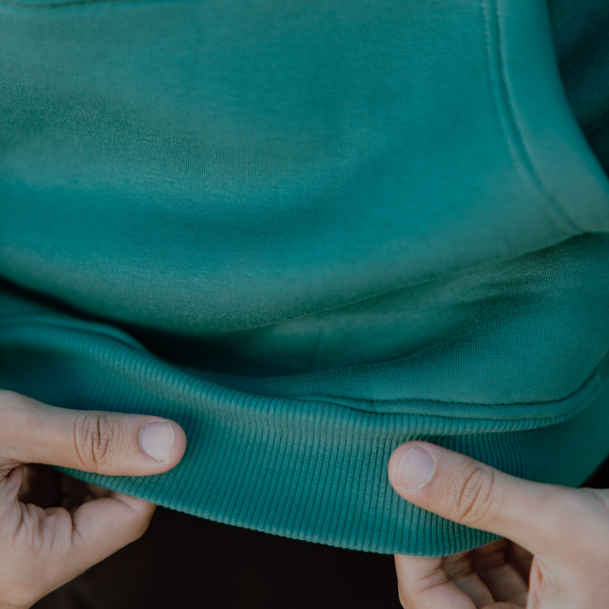 Hoody High Quality Cotton Green