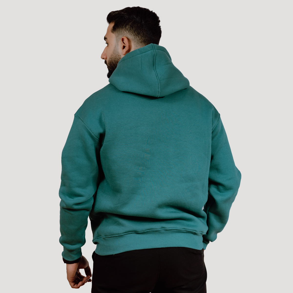 Hoody High Quality Cotton Green