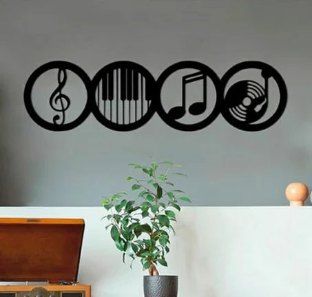 Tableau de Symboles musicaux 3D ®