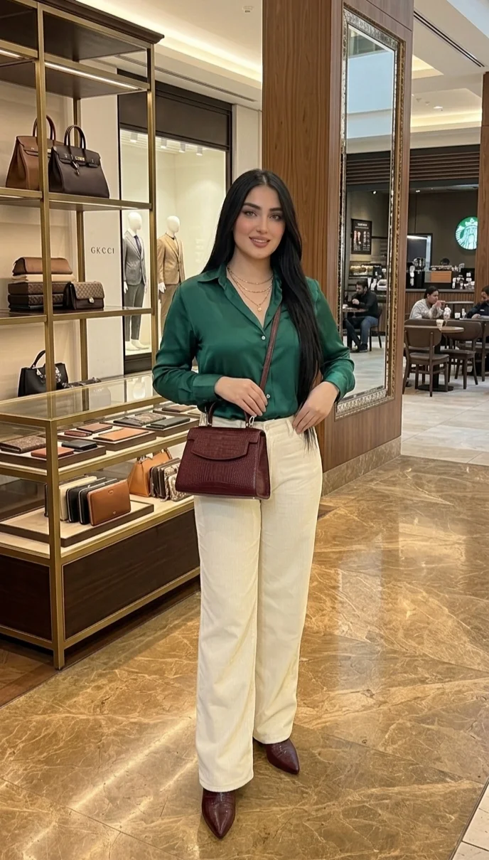 باك الأناقة 3 سراول قطيفة هماوية.