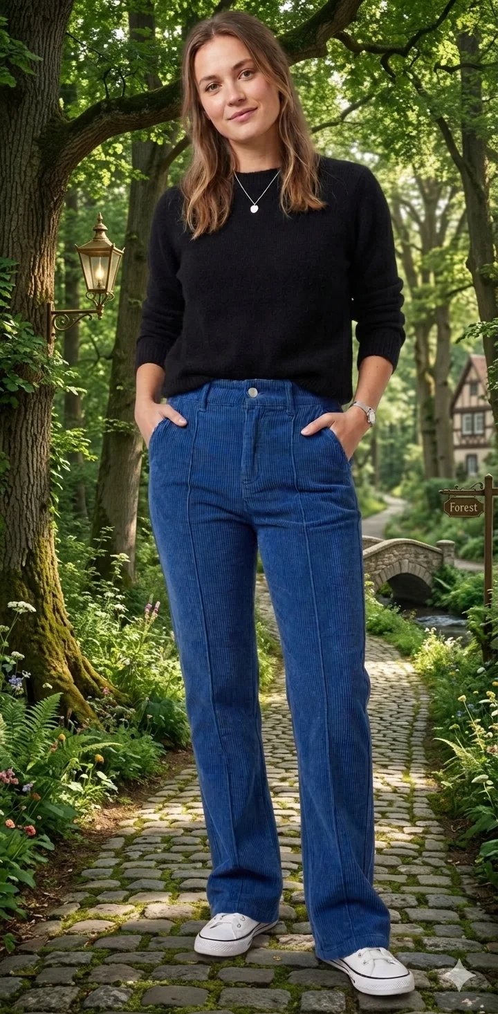 باك الأناقة 3 سراول قطيفة هماوية.