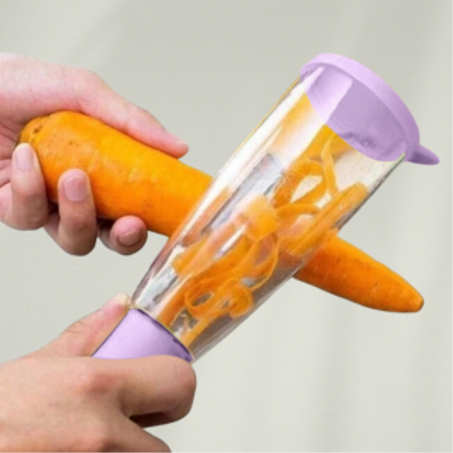 قشارة الخضروات الذكية – تقشير بدون فوضى!