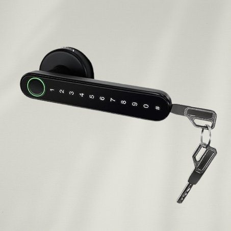 مقبض الباب الكهربائي الذكي