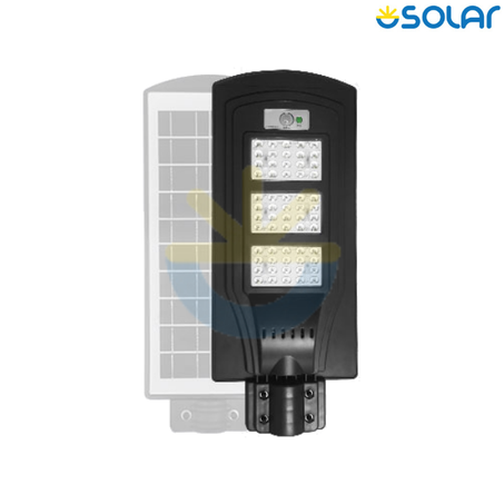 Lampadaire LED Solaire 60W مصباح خارجي بالطاقة الشمسية