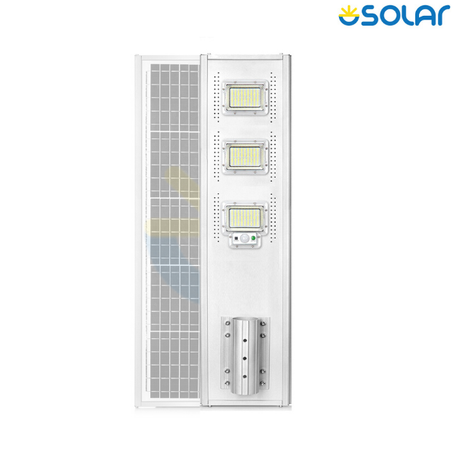 Lampadaire Aluminium LED Solaire 150W مصباح لوحي بلألومنيوم