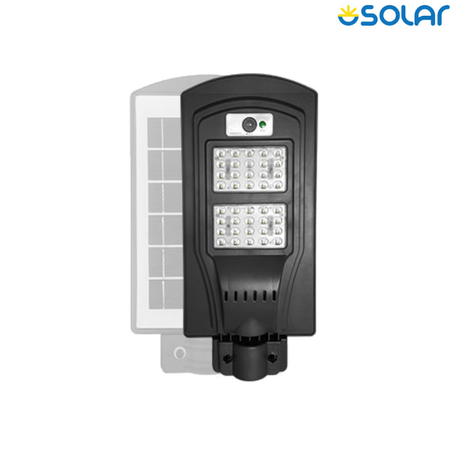 Lampadaire LED Solaire 40W مصباح خارجي بالطاقة الشمسية