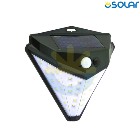 Mini Lampadaire 60 LED مصباح الطاقة الشمسية مستشعر للحركة