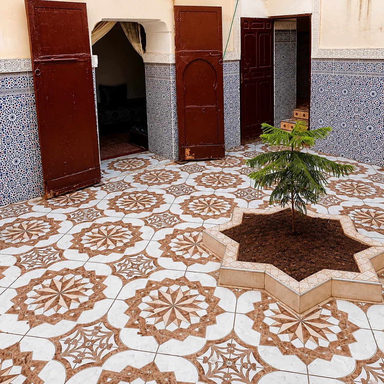 115 m² Titled 4 Bedroom Riad in Azbezt