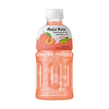 Mogu Mogu Nata De Coco Drink- Peach Flavour 320ml