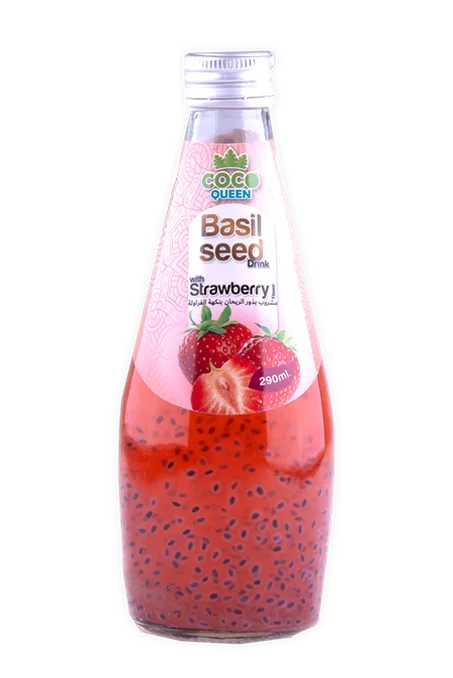 Mr Basil Strawberry Basil Seed Drink
