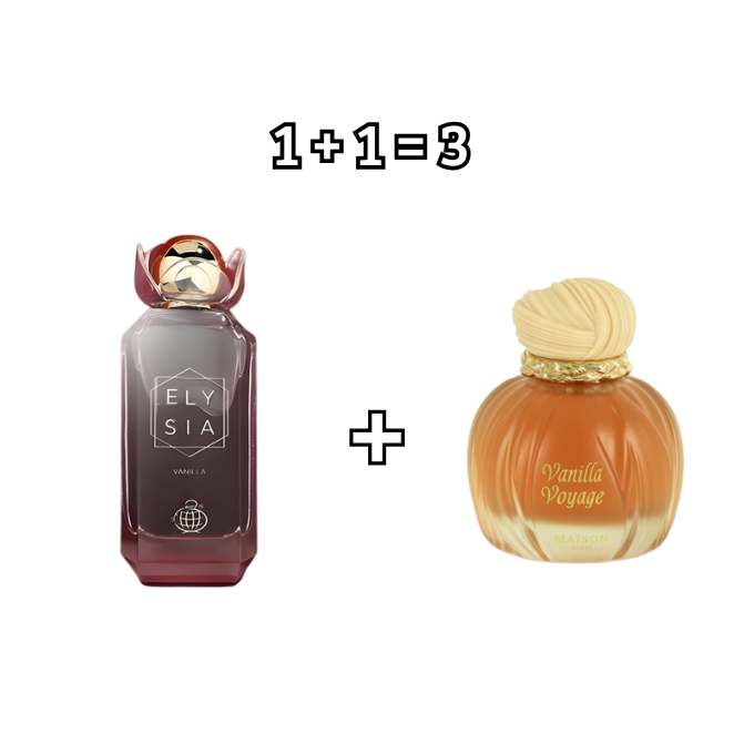 10ML ELYSIA VANILLE + 10ML VANILLA VOYAGE + 10ML GRATUIT