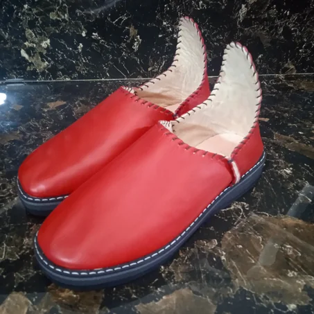 بلغة رجالية -إدوكان- يدوية الصنع من الجلد جودة ممتازة