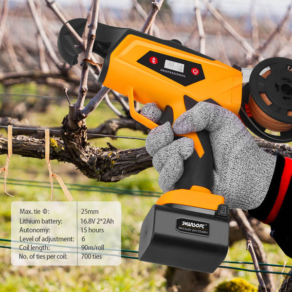 Lieuse électrique pour vignes