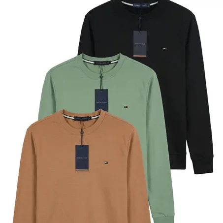 Pack Tommy Trio Premium – Sweatshirts Demi Season chic & casual (3 Couleurs)